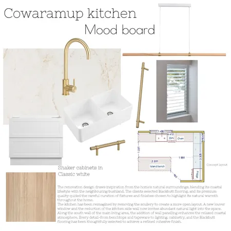 Tinglewood Kitchen moodboard farmhouse Interior Design Mood Board by Metric Designs