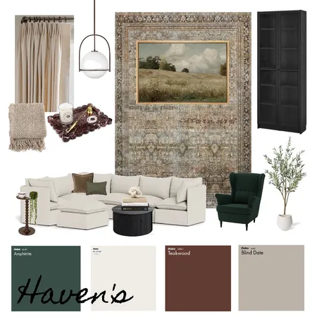 Haven's // LIVING ROOM Interior Design Mood Board by Haven Home Styling