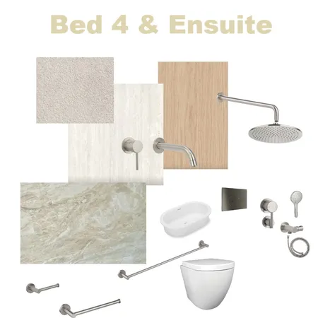 BED AND ENSUITE 4 Interior Design Mood Board by FMA INTERIORS
