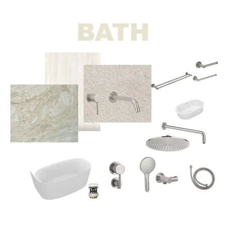 BATH Interior Design Mood Board by FMA INTERIORS