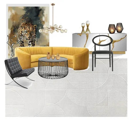 MIX MATCH LIVING ROOM Interior Design Mood Board by amna.f