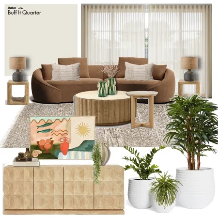 Project Boronia Living Interior Design Mood Board by Manea Interior Design & Styling
