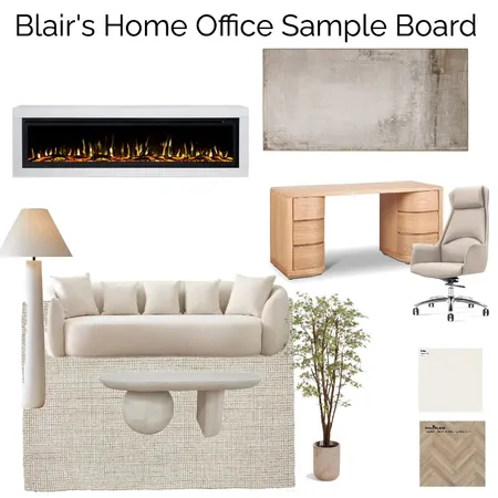 Bali's Japandi Home Office Interior Design Mood Board by JessicaRoseMuller