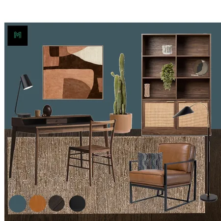 office masculine Interior Design Mood Board by Pauline Buchanan