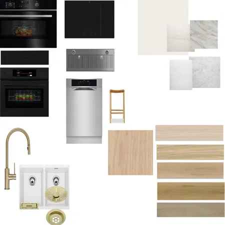 Kitchen Interior Design Mood Board by jod9905