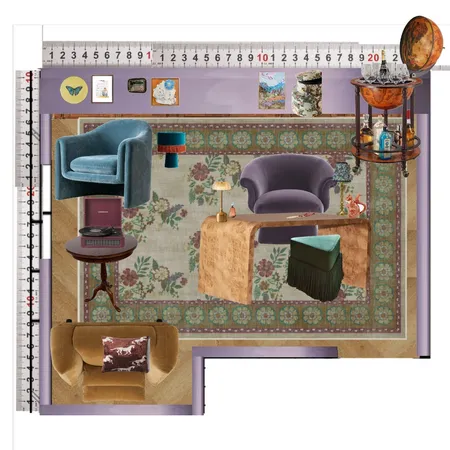 Library Interior Design Mood Board by dl2407