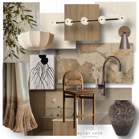 Greek Revival kitchen Interior Design Mood Board by Rocky Cove Interiors