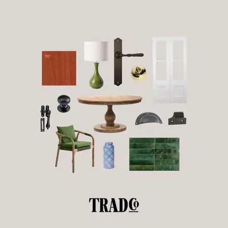 Eumundi Rangeview Cottage Interior Design Mood Board by TradCo