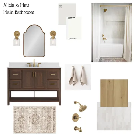 Alicia Lamey - Main Bathroom Interior Design Mood Board by schwartzfurniture