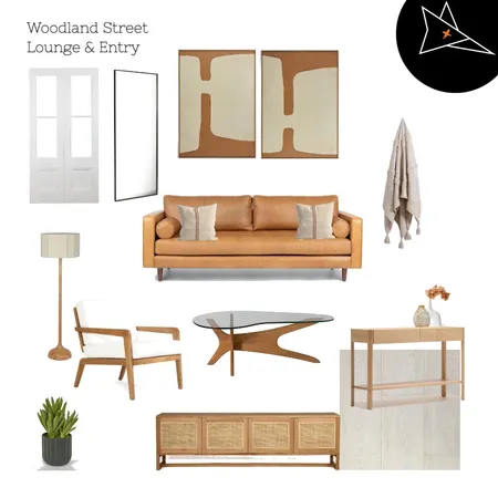 Woodland Lounge / Entry V4 Interior Design Mood Board by Fox + Ko