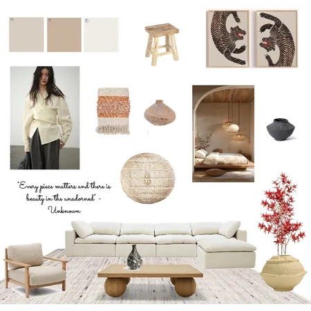Japandi Interior Design Mood Board by lizkersley@gmail,com