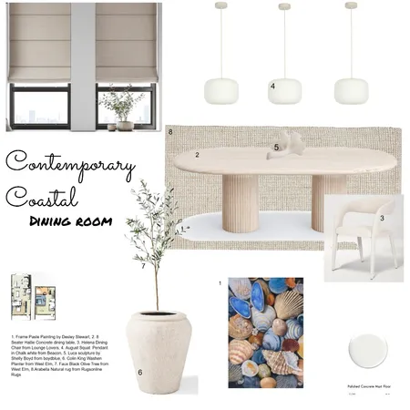 Sample Board Dining Interior Design Mood Board by Agnes Okret