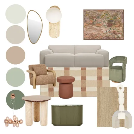 Terrace Concept Option 2- softer palette Interior Design Mood Board by MichelleGulliver