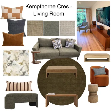 Kempthorne Cres - Living Room Scheme 2 Interior Design Mood Board by JJID Interiors