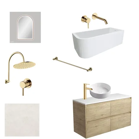Main Bathroom Interior Design Mood Board by nayjolly.1@gmail.com