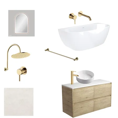 Main Bathroom Interior Design Mood Board by nayjolly.1@gmail.com