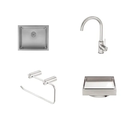 Laundry Brushed Nickel Interior Design Mood Board by OuterSpace Living