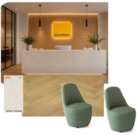 Ray white reception update Interior Design Mood Board by MiraDesigns