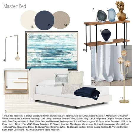 master bed Mod 9 redesign Interior Design Mood Board by Pink_trm@hotmail.com