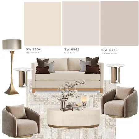 Nicole Kalpoo Living Room Interior Design Mood Board by jdarinteriors