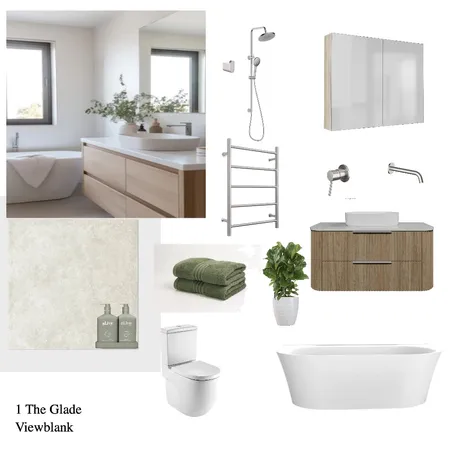 Bundoora Avenue ensuite Interior Design Mood Board by MARS62