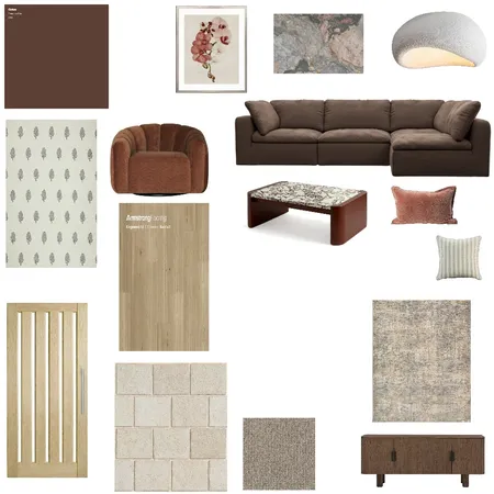LIVING ROOM Interior Design Mood Board by jenniferD