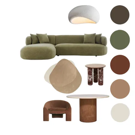 Terrace Option 1 Bolder colour Interior Design Mood Board by MichelleGulliver