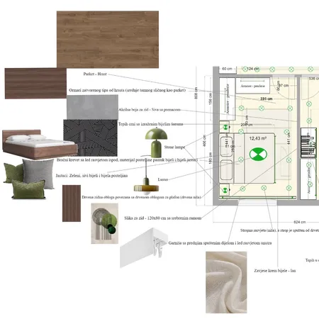 MOODBOARD FOR BEDROOM LUXURY Interior Design Mood Board by amna.f