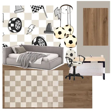 MOODBOARD FOR BOYS BEDROOM LUXURY Interior Design Mood Board by amna.f
