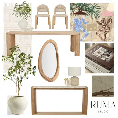 Hornick Residence - Dining and Entry Interior Design Mood Board by Ruma Studio