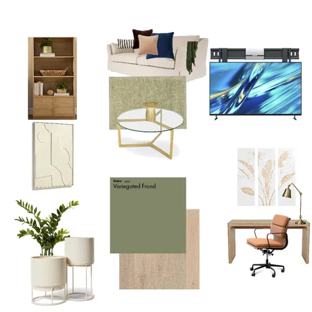 Study & Library for Mark and Kylie Interior Design Mood Board by Peter Ranson - Interior Design Course - 2026
