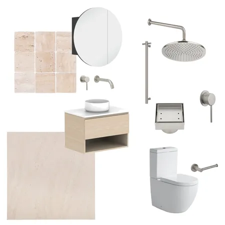 Nick & Tara's Ensuite Interior Design Mood Board by Happy Home Interiors
