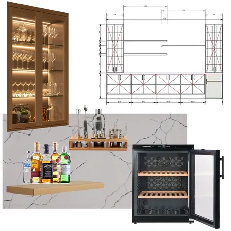 Kitchen Bar Interior Design Mood Board by Gigi27