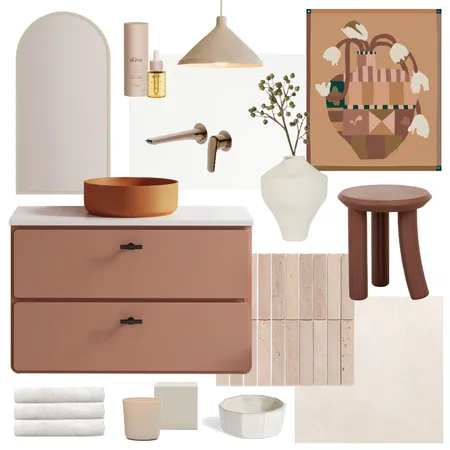 Sunbaked Studio | Colby with Church Frame Mirror Interior Design Mood Board by Timberline