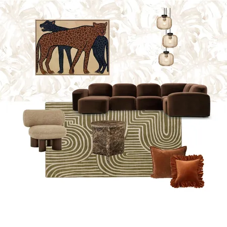 Safari Interior Design Mood Board by ellie.sawyer317