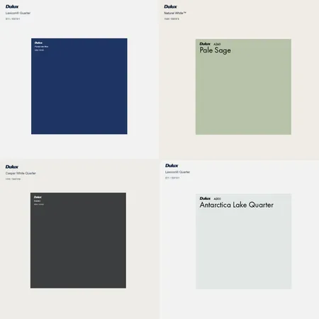 Coastal/Hamptons colours Interior Design Mood Board by Breallan