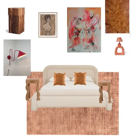 Bedroom Interior Design Mood Board by House of Flow