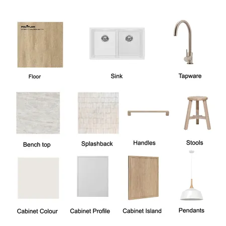 Wheeler Height Kitchen Moodboard Interior Design Mood Board by Dune Drifter Interiors