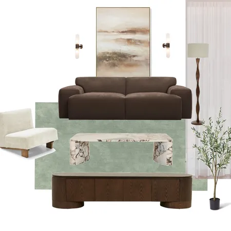 LOUNGE - SAGE RUG Interior Design Mood Board by Katerina