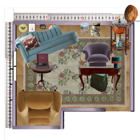 Library Interior Design Mood Board by dl2407