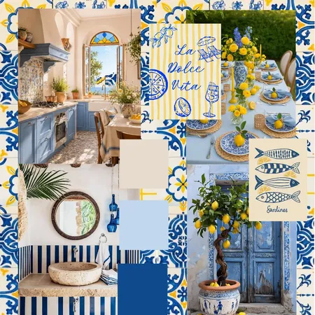 La dolce vita Interior Design Mood Board by Marhu
