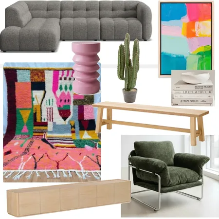 Lounge Interior Design Mood Board by KC