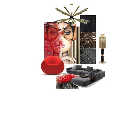 MB diplomski KV Interior Design Mood Board by kalence333