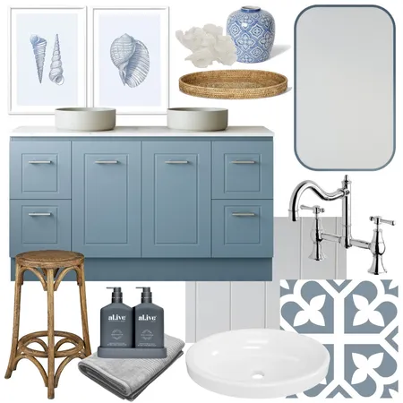Hamptons | Nevada Classic with Jazz Arch Frame Mirror Interior Design Mood Board by Timberline
