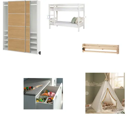 חדר בנים Interior Design Mood Board by tzlilshu