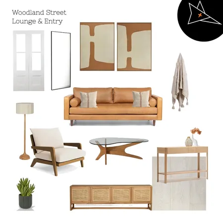 Woodland Lounge / Entry V5 Interior Design Mood Board by Fox + Ko