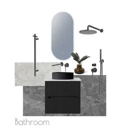Woods_Bathroom Interior Design Mood Board by DmDesigns
