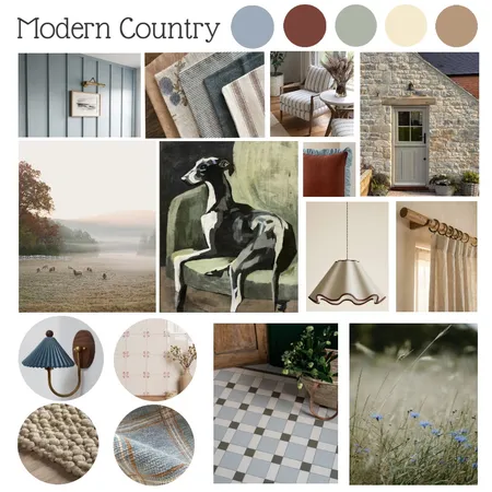 Modern Country Mood Board Interior Design Mood Board by tammydiesel18@gmail.com