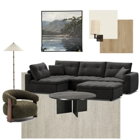Bath St - Living Room Interior Design Mood Board by First Page Design