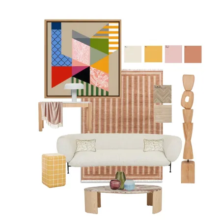 Spring Edit Interior Design Mood Board by Lucy Moloney Studio